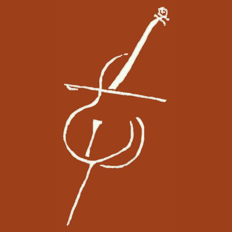 Violoncelle blanc pur