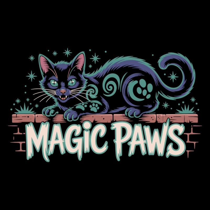 Enchanted Cat Magic Design