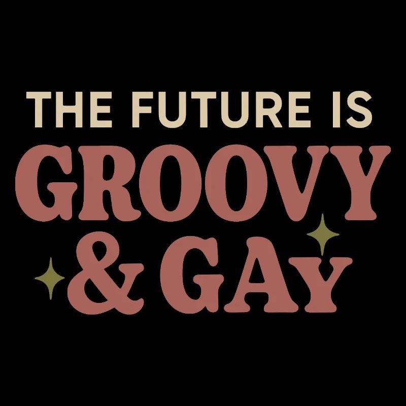 Groovy Pride Retro Égalité Queer Histoire