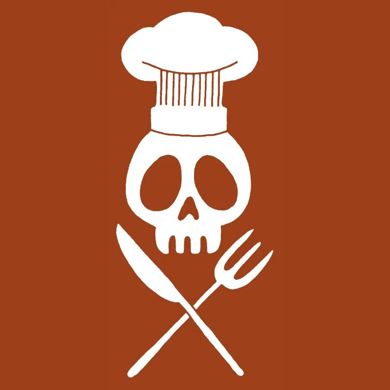Crâne de cuisinier (blanc)