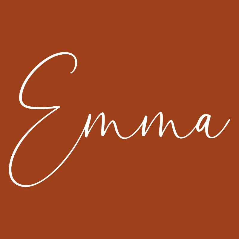 Emma / Handwriting Personalized Design (White)
