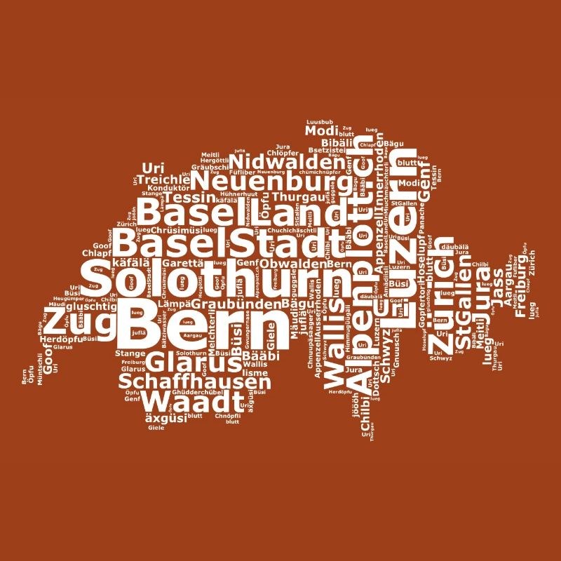 Switzerland dialect white