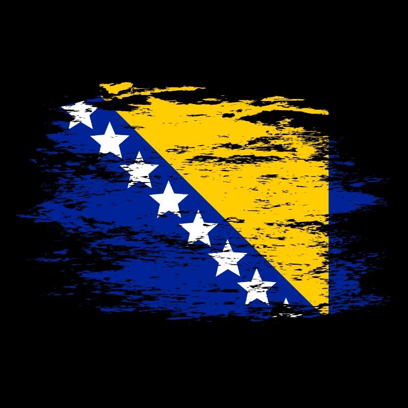 Bosnien Flagge used