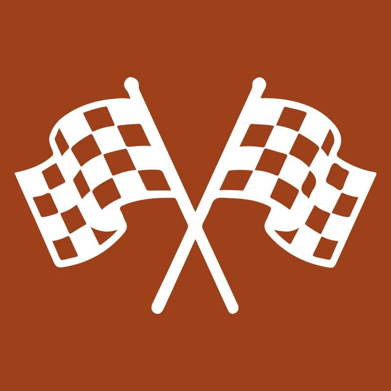 Icône du drapeau de course