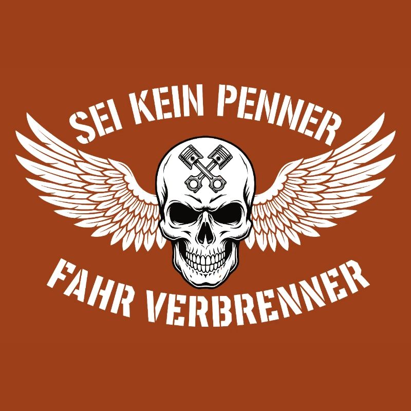 Ride Combustion Engine – Biker Skull Statement