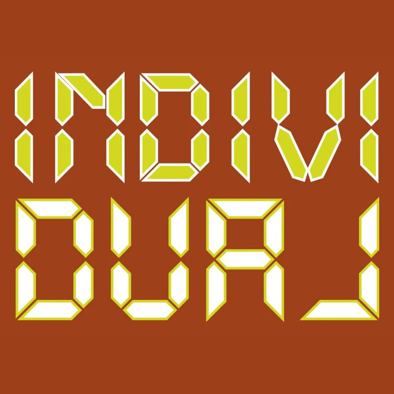 Individual -  Neon-Digitalschrift