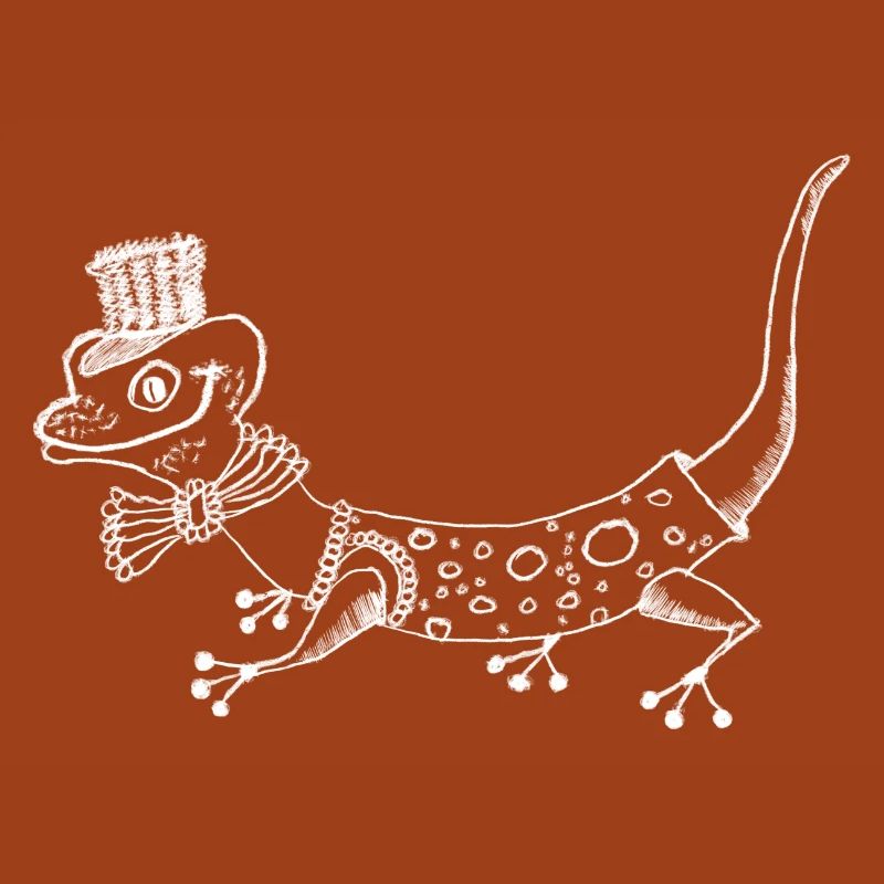 Geco Deluxe con Cappello e Papillon