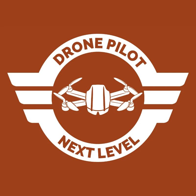 pilote de drone de course pilote de drone symbole logo de vol
