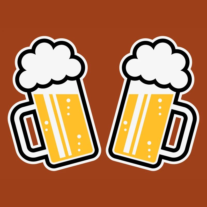 2 beer mugs Cheers, cheers! (Beer Mugs 3C)