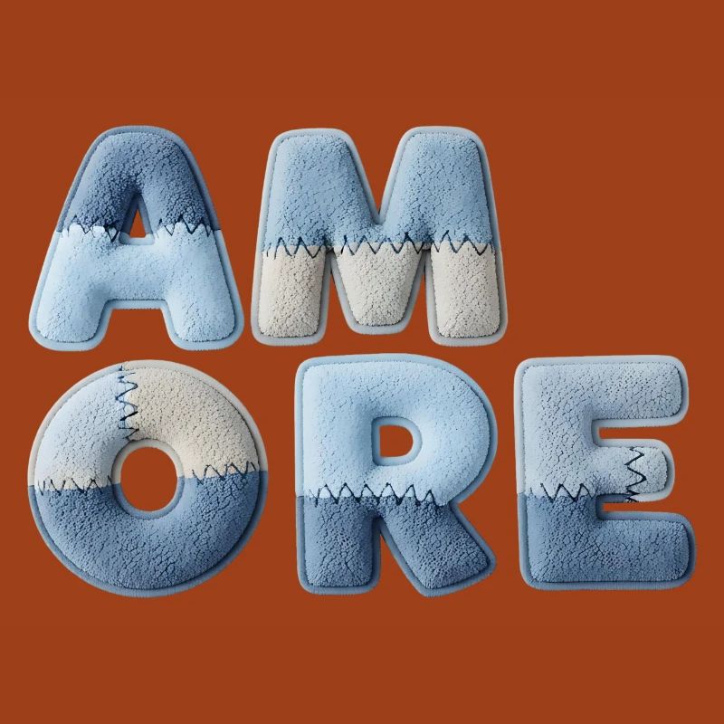 Patchwork Amore romantic gift for partner