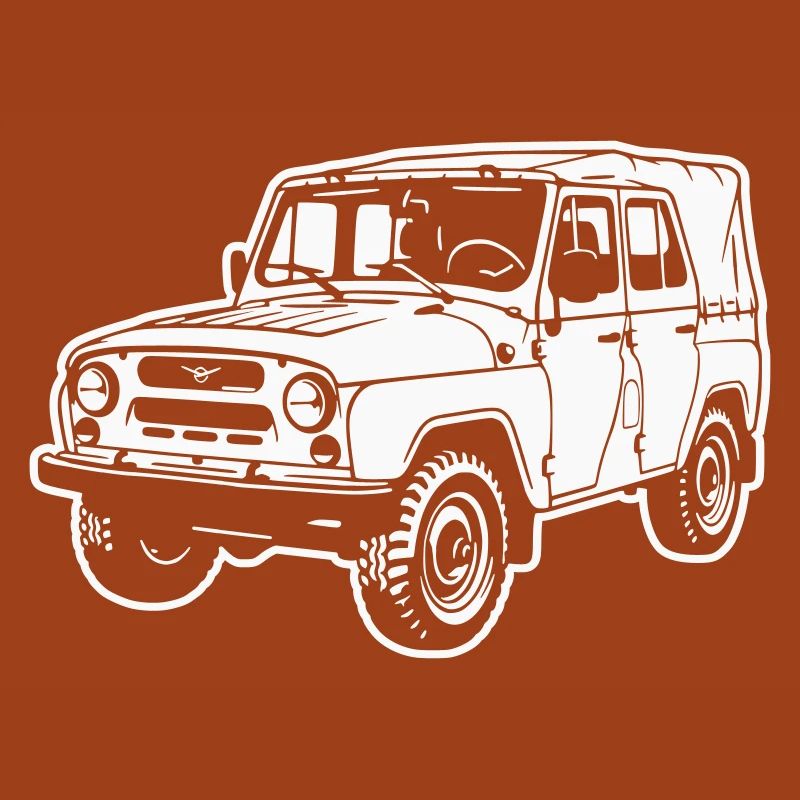 UAZ Geländefahrzeug (Differenzbild)