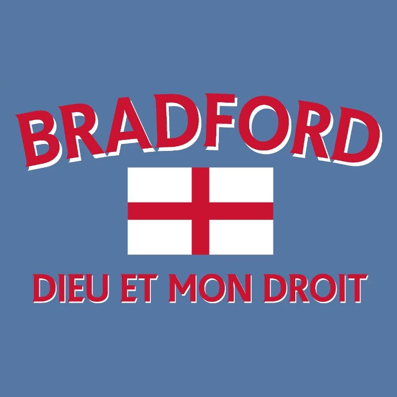 Drapeau de Bradford avec devise