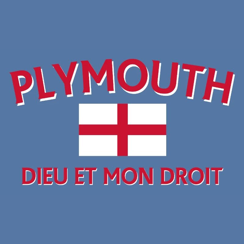 Devise du drapeau de Plymouth
