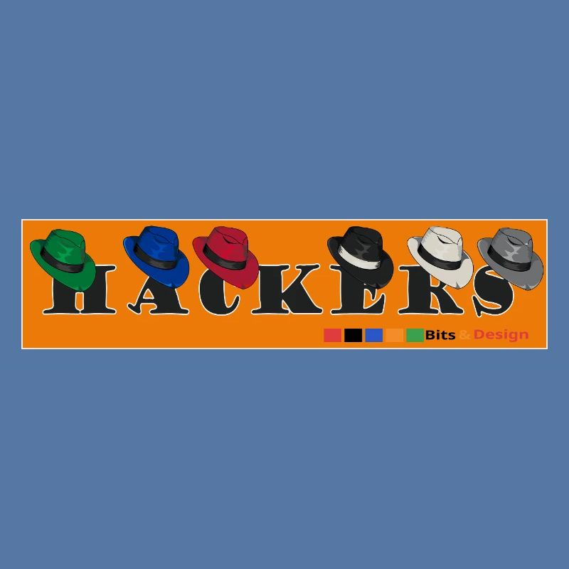 Hackers Logo Retro Design