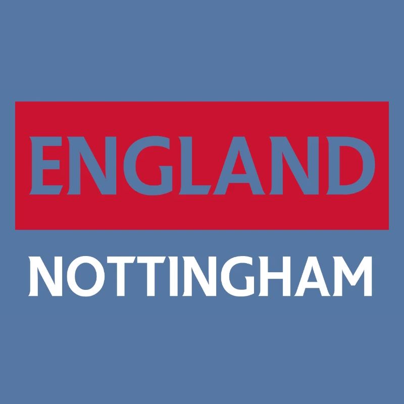 Englisches Nottingham-Emblem-Design