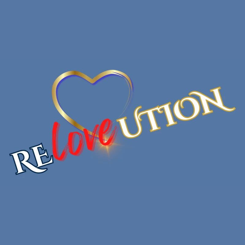 Liebevolution Herzrose Typo