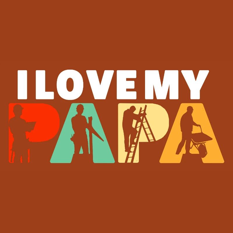 J’adore ma silhouette de Papa Ouvrier du Bâtiment