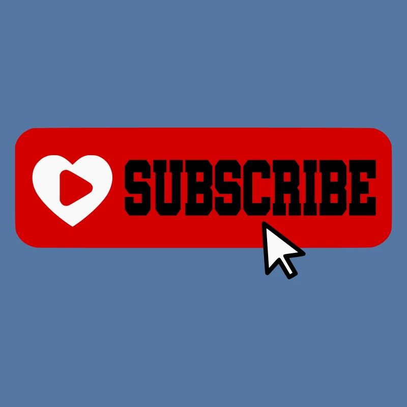 Fabulous YouTube Channel Subscribe Button Icon