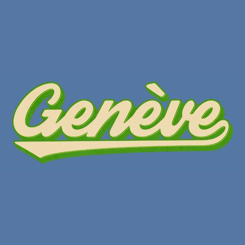 Genève Retro Script Limette