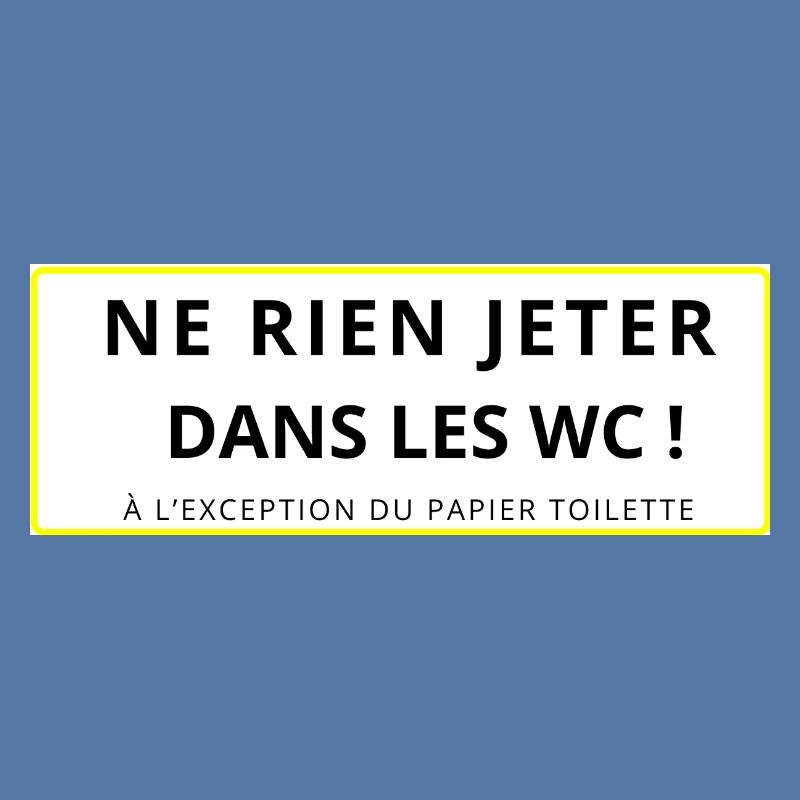 Panneau WC Propreté