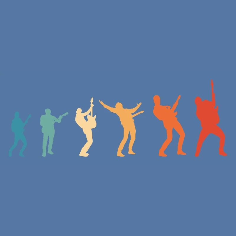 Evolution Rockmusik Rock Gitarrist