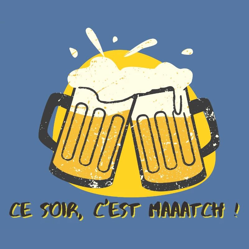 Fußball heute Abend ist ein Spiel mit Bier