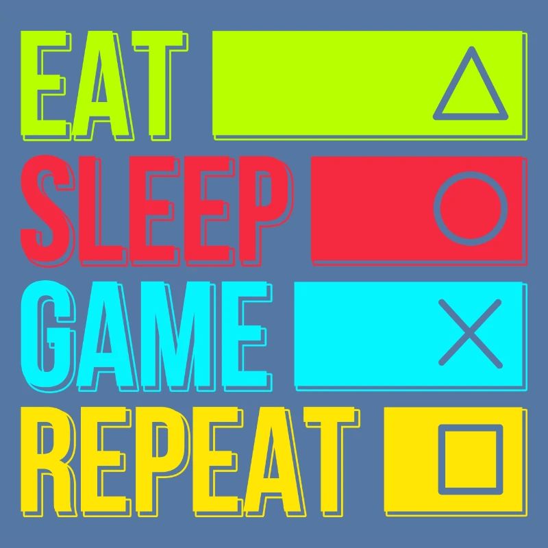 Manger le jeu de sommeil Répéter