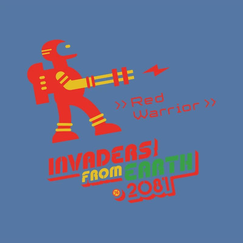 Invaders From Earth 2081 RED WARRIOR
