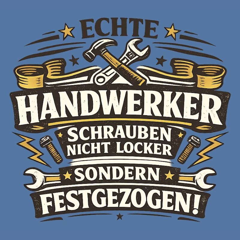 Echte Handwerker Schrauben Festgezogen