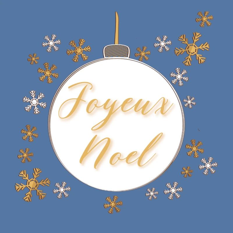boule de noël "Joyeux noël"