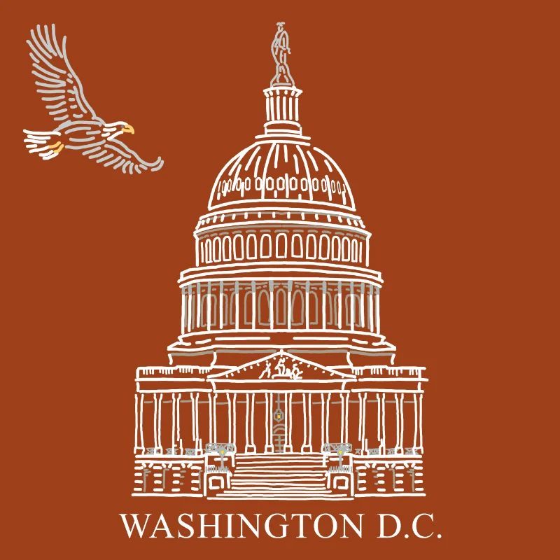 Washington D.C., Structure du Capitole, Pygargue à tête blanche