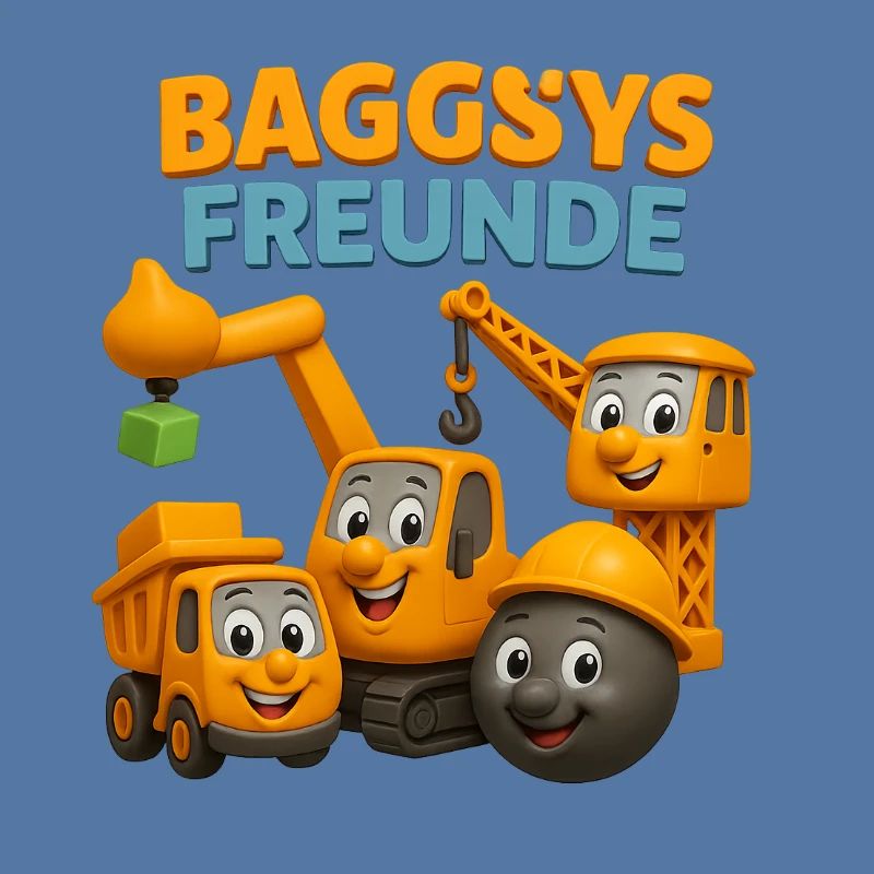 Baggys Baugeräte Kinderdesign