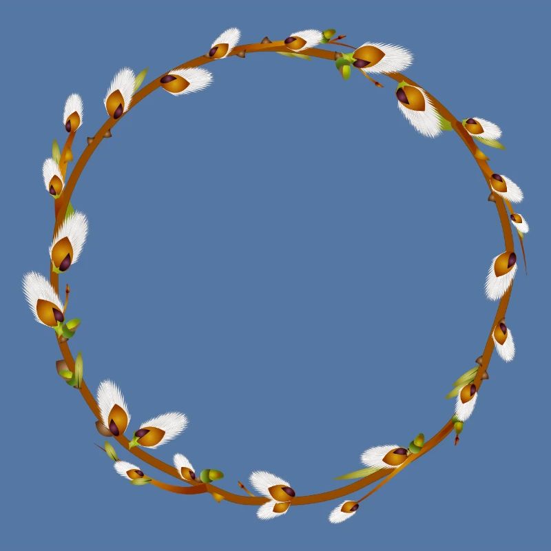 Simple Willow Wreath – Spring Decoration