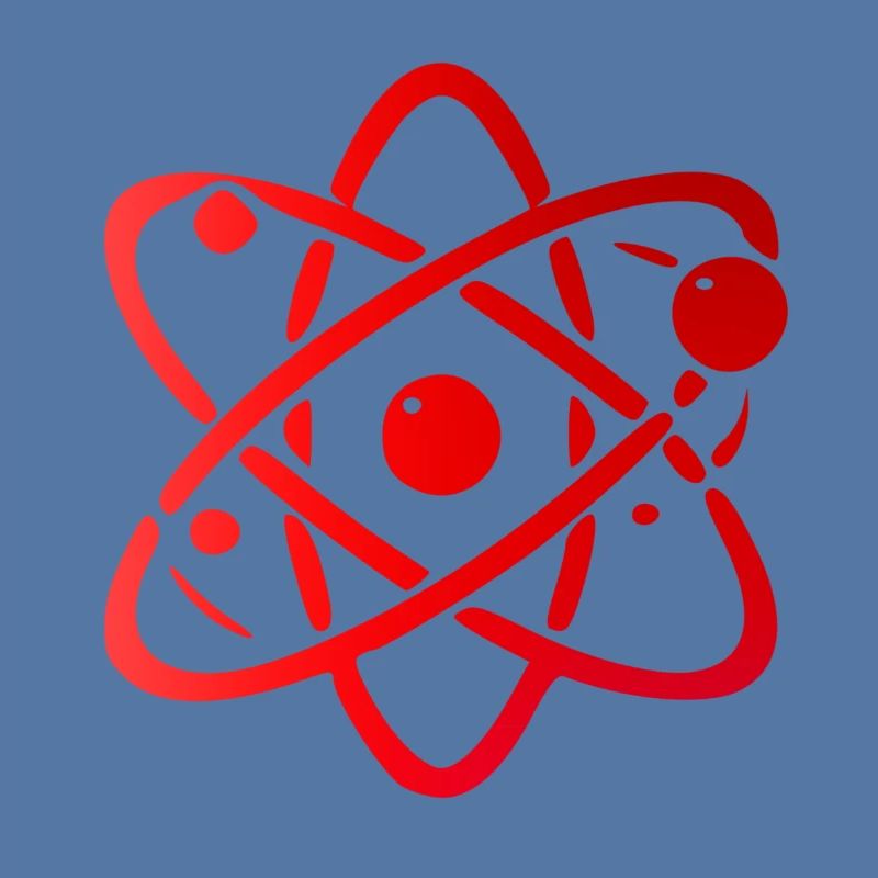Atomic Model Illustration Design