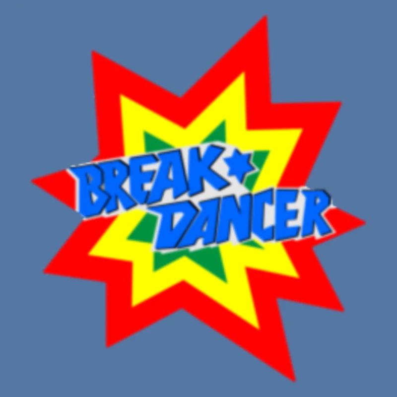 Lebhafte Breakdancer Motivgestaltung