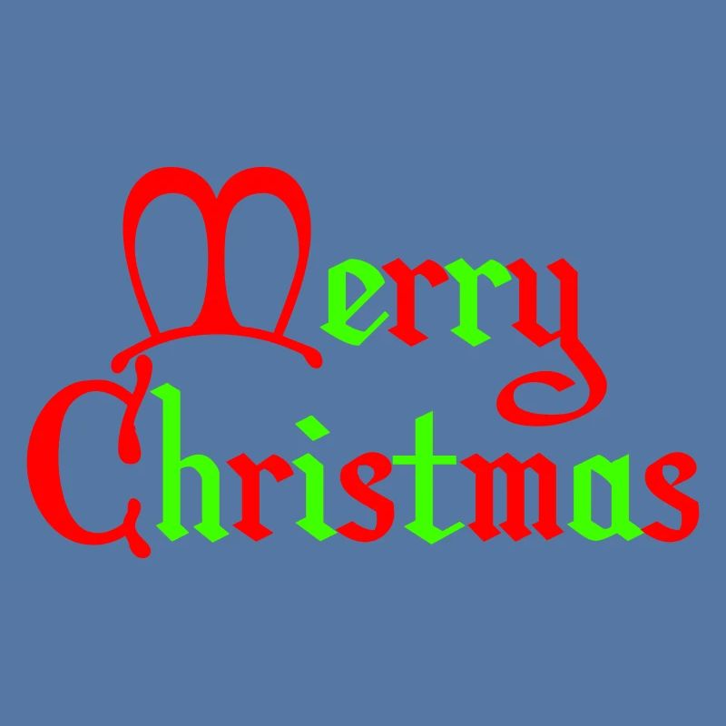 Merry Christmas Gothic Script