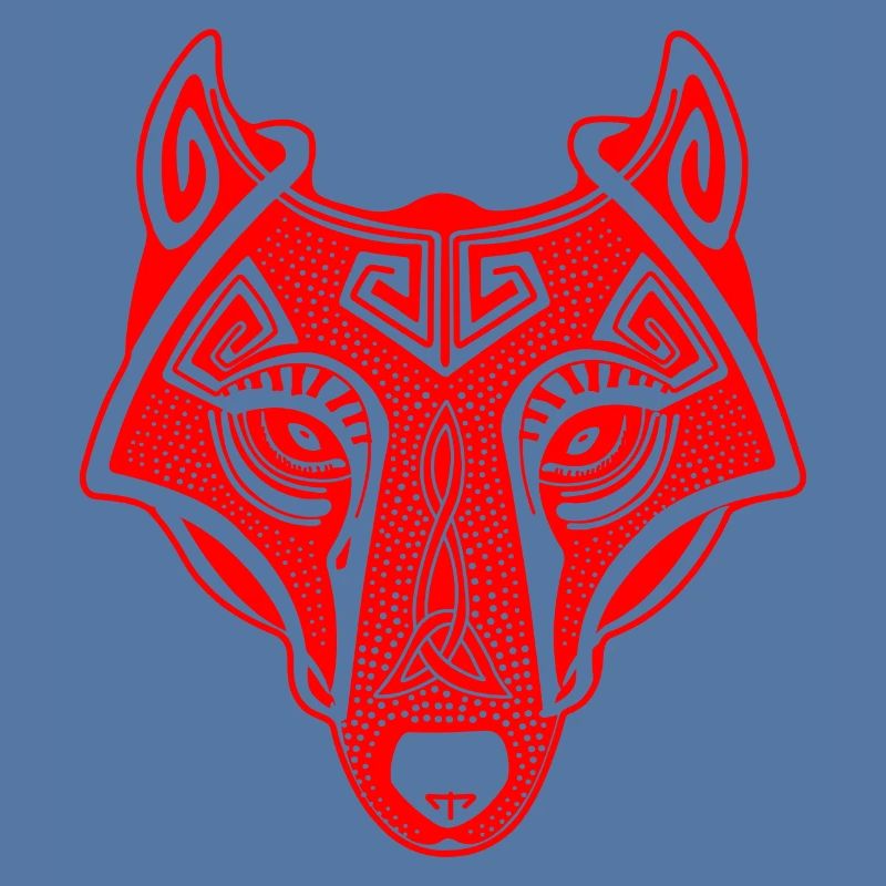 Viking Wolf rot transparent