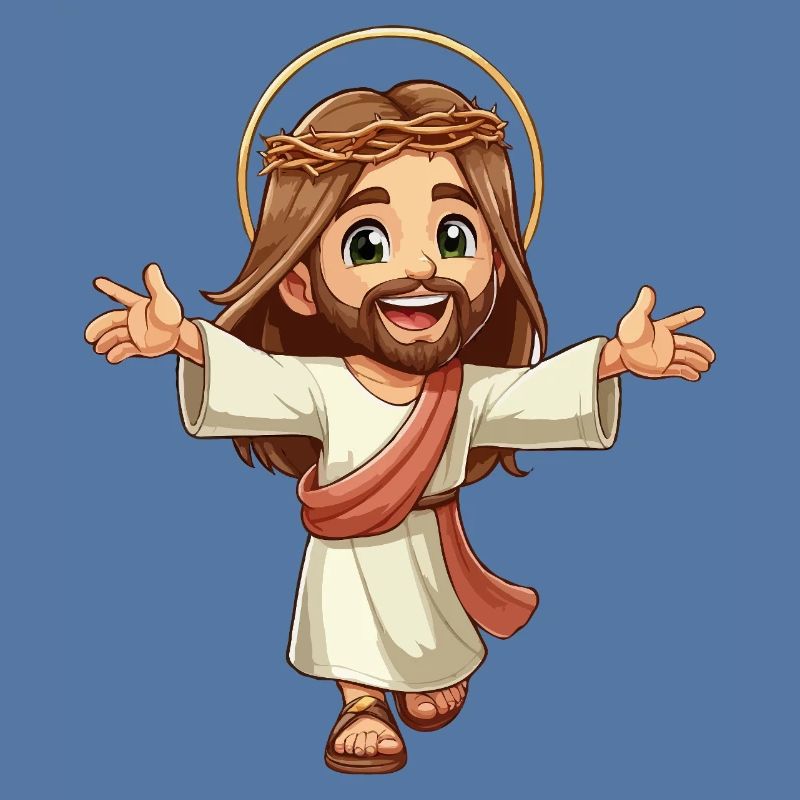 Glücklicher junger Jesus