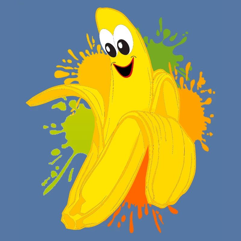 Explosion de couleur banane joyeuse