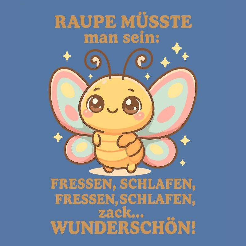 Raupe Spruch – Zack Wunderschön