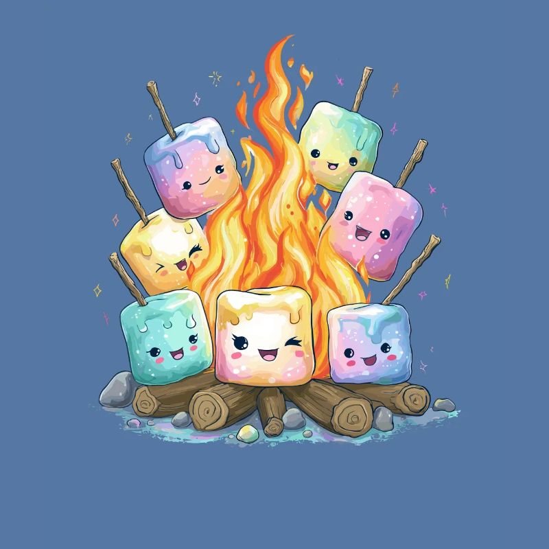 Lagerfeuer Marshmallows Spaß