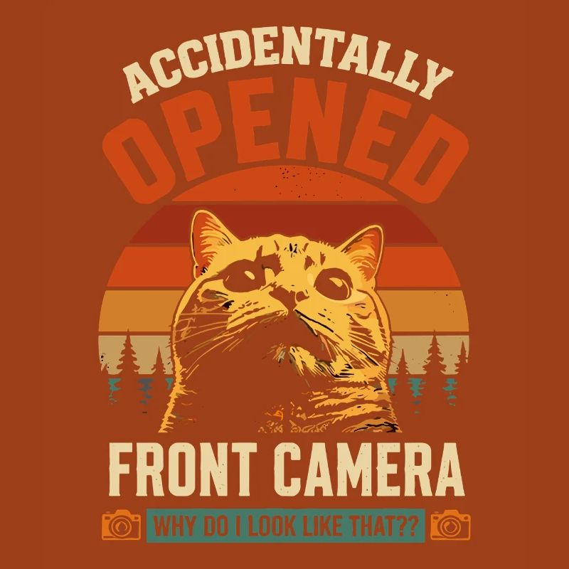 La caméra frontale ouvre accidentellement le chat