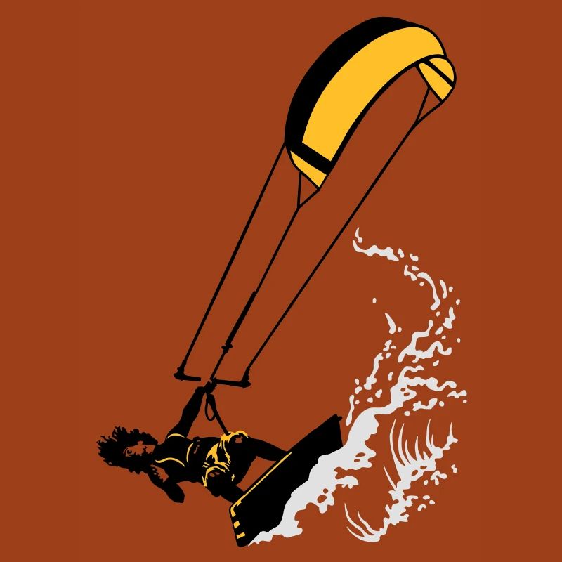 Kitesurfing and wave flex