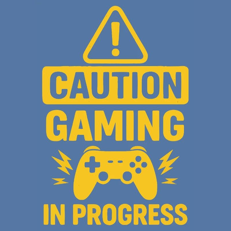 Warnung Gaming in Progress