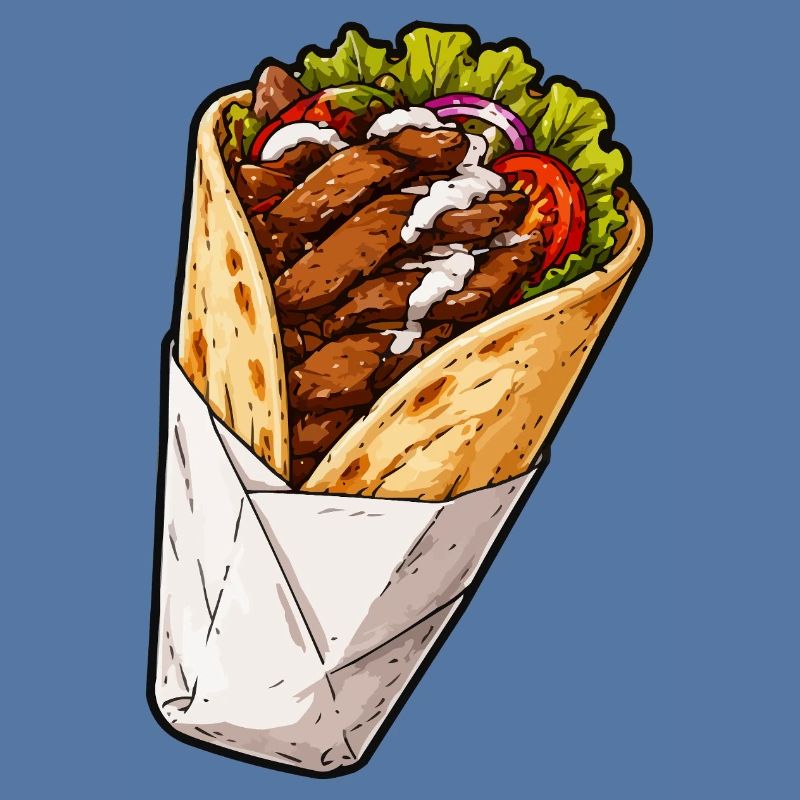 Crispy Chicken Burrito Wrap