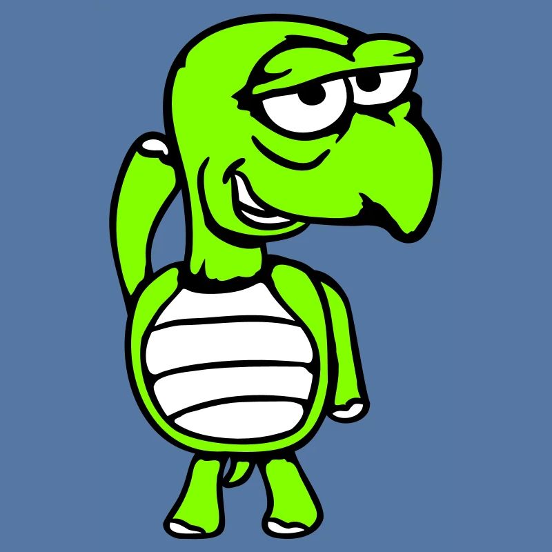 tortue espiègle drôle idiot honteux effronté