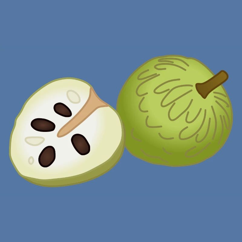 Puddingapfel-Scheibe Pop-Art