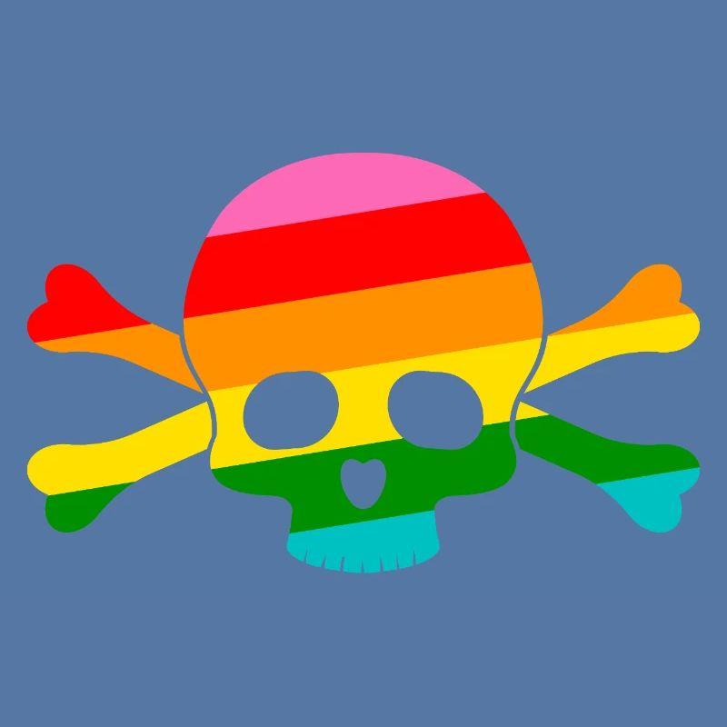 Crâne arc-en-ciel