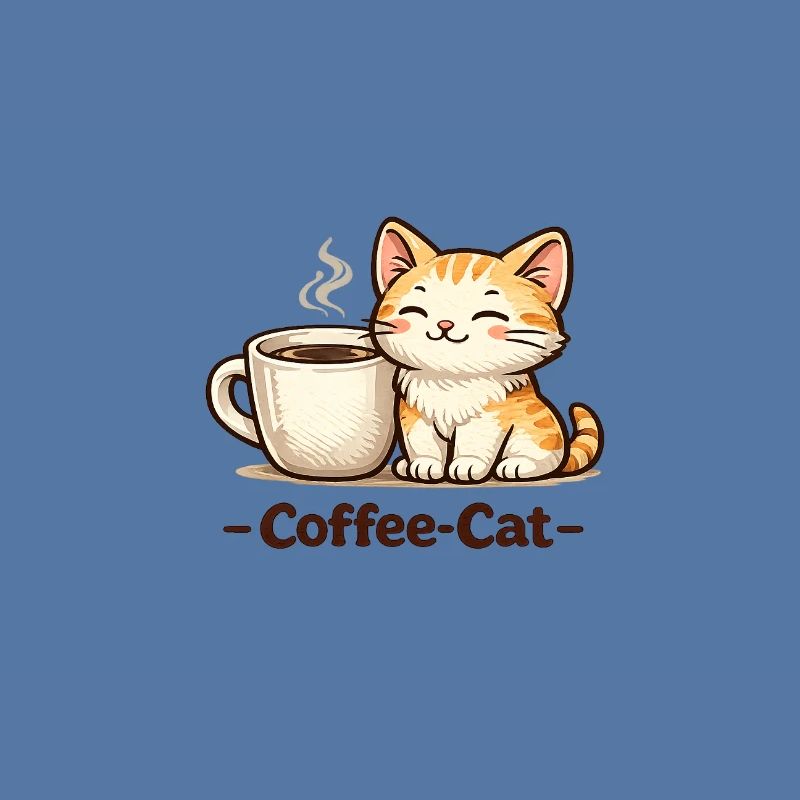 Kaffee-Kätzchen Illustration