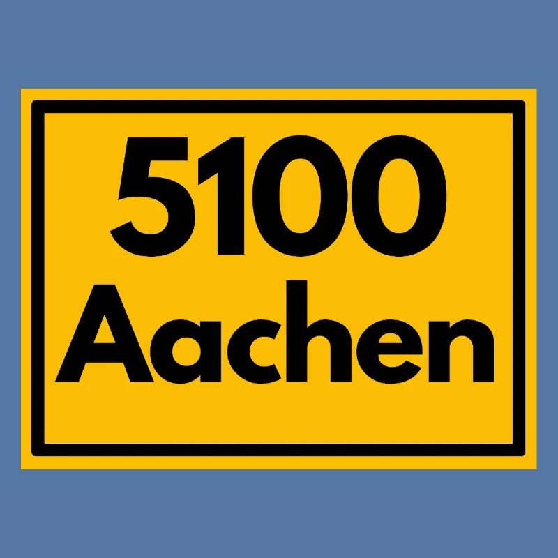 OLD POSTCODE POSTCODE RETRO 5100 AACHEN DREILÄNDER